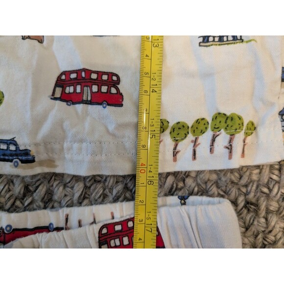 M&S Marks and Spencer London England UK Themed Flannel Pajama Set Kids Boys 3-4 - Picture 5 of 9